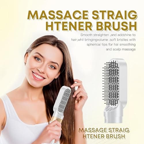 Hair Dryer Brush 5 in 1, Negative Ion Blow Dryer Brush Set Upgrade Hot Air Brush Air Styler Curling Wrap Air Curler, Curling Iron Hair Styling Tools As A Gift for Straight/Curl/Drying/Smoothing thumbnail 2