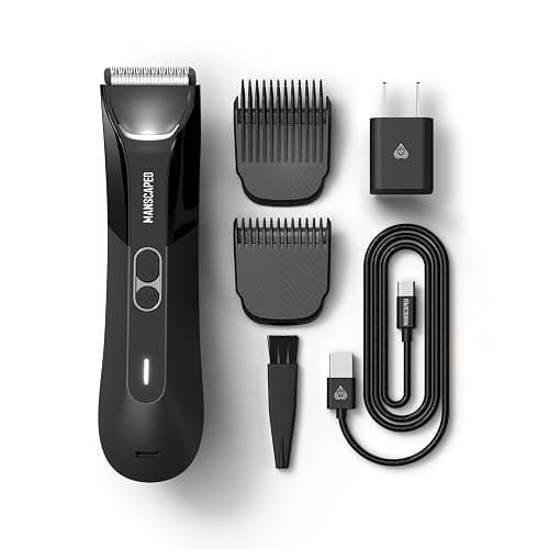 MANSCAPED® The Lawn Mower® 4.0 PRO - Groin & Body Hair Trimmer, Updated SkinSafe® Trimmer Blade, Waterproof Wet/Dry Groomer, USB-C & Wireless Charging Compatible, Men’s Ball Shaver with Travel Lock thumbnail 8