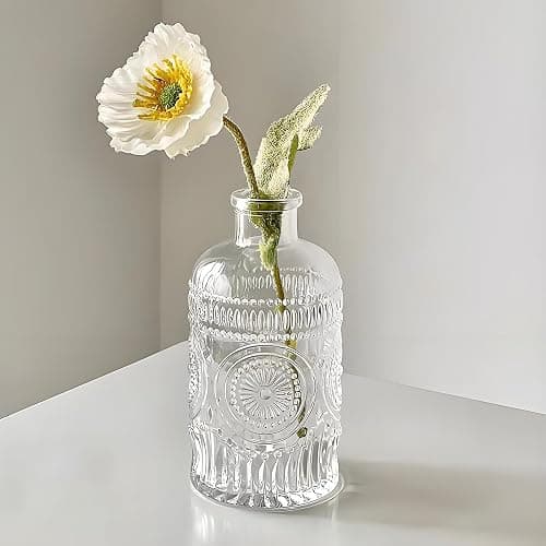 TIWPAJS Propagation Vases for Plants, Bud Vases, Small Glass Vase for Flowers, Home Decor, Table Decor, Shelf Decor, Desk Decor, Office Decor thumbnail 4