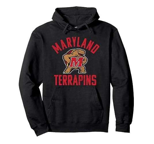 University of Maryland Terrapins Large Pullover Hoodie - Image 1
