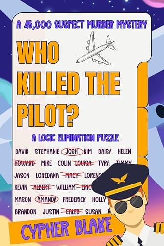 Who Killed the Pilot?: A 45,000 Suspect Murder Mystery (Search & Solve Mysteries) - Image 1