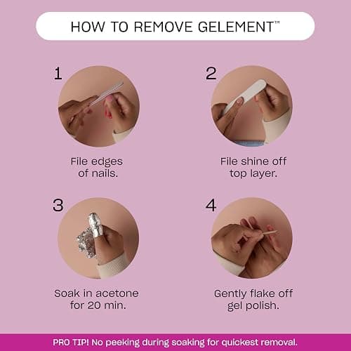 OPI GELement LED Cure Gel Nail Polish System DIY Salon Quality Assorted Colors, Base & Top Coat LED Curing Lamp Starter Kit + Prep Supplies Sold Separately Vegan Soak Off Removal thumbnail 6
