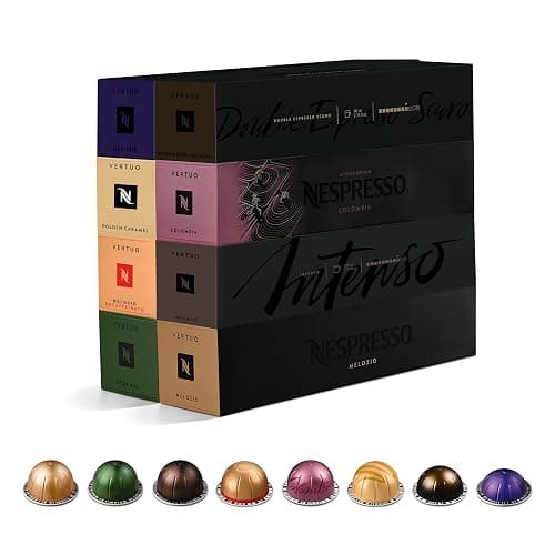 Nespresso Vertuo Pods, Discovery Mixed Pack of 80 capsules - Compatible with Vertuo coffee maker, Recyclable pods - Image 1