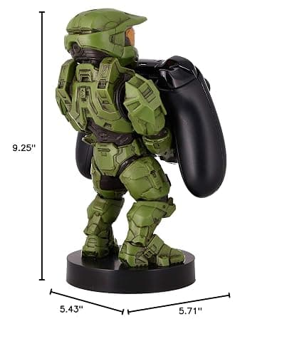 Exquisite Gaming: Halo: Master Chief - Mobile Phone & Gaming Controller Holder, Device Stand, Cable Guys, Xbox Licensed Figure, Green thumbnail 2
