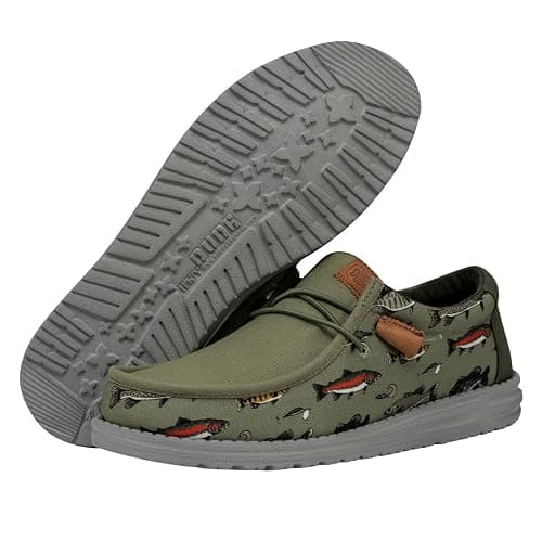 HEYDUDE Men’s Wally Fish Lure Slip-On Shoes | Lightweight, Comfortable Loafers for Men | Fishing, Boating & Travel-Ready Casual Footwear thumbnail 4