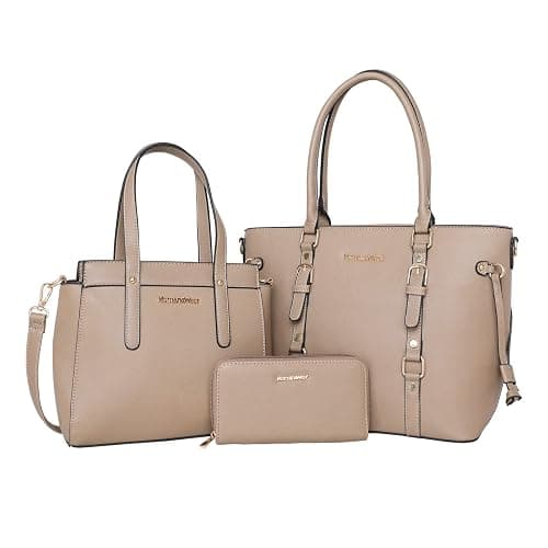 Montana West 3PCS Purses for Women Tote Bag and Wallet Set Shoulder Satchel Handbags - Image 1