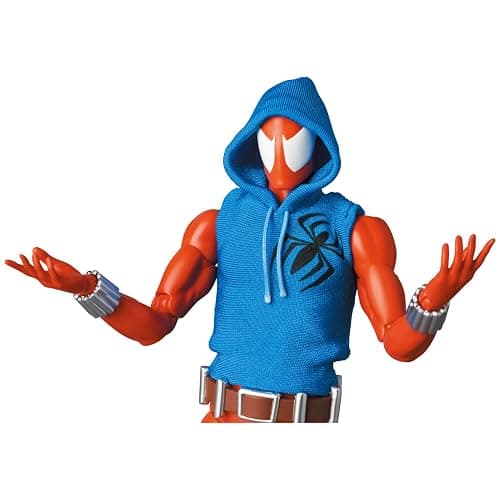 MAFEX No.186 MAFEX SCARLET SPIDER (COMIC Ver.) Total Height Approx. 6.1 inches (155 mm), Non-scale, Pre-painted Action Figure thumbnail 4