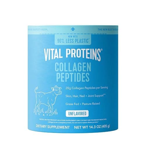 Vital Proteins Collagen Peptides Powder - Grass Fed Collagen Peptides for Hair, Nail, Skin, Bone & Joint Health, Unflavored, 14.3oz - Image 1