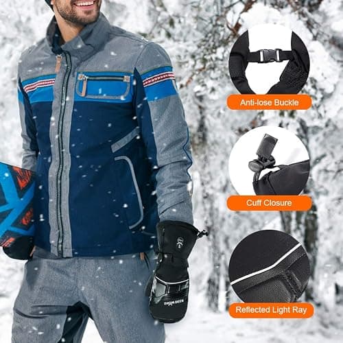 Heating Ski Mittens thumbnail 5