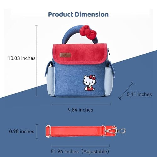 Kuitmor Camera Bag, DSLR/SLR/Mirrorless Crossbody Camera Shoulder Bag with Compartment Compatible with Fujifilm/Canon/Sony for Photographers - HLK thumbnail 5