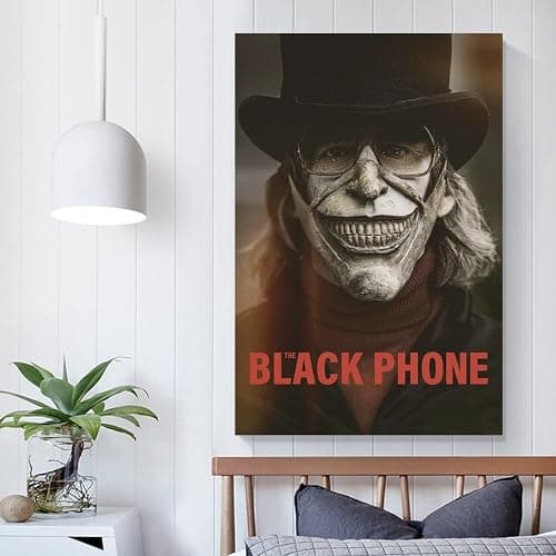 Horror Movie Poster The Black Phone Movie Poster Canvas Art Wall Picture Print Modern Family Decor 12x18inch(30x45cm) thumbnail 5