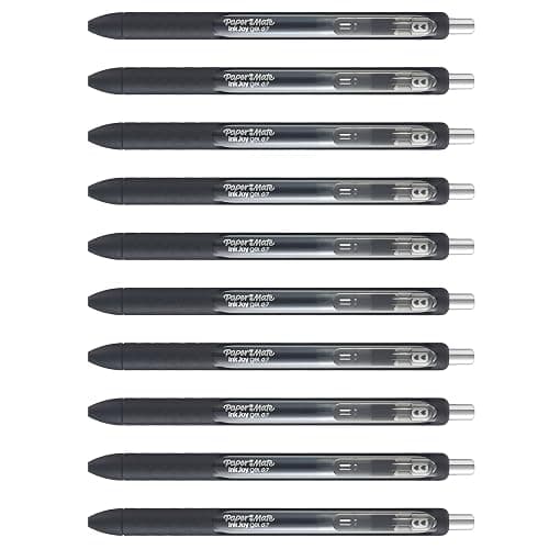 Paper Mate InkJoy Black Gel Pens Medium Point (0.7 mm) Comfort Grip 10 Count Fast Dry Ink Ideal for Smooth Writing thumbnail 7