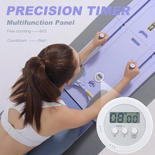 2025 Pilates Reformer Machine - Foldable Multifunctional Abdominal Board for Home Gym, Auto-Rebound Pilates Board for Core, Abdominal Strength & Full Body Workout thumbnail 5