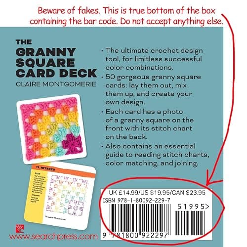The Granny Square Card Deck: 50 mix and match designs thumbnail 4