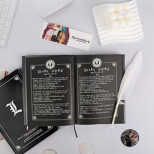 Death Note Buch, Death Note Notizbuch, Notizbuch Death Note, Death Note Merch Date Notizbuch Basics Notizbuch Planungsnotizbuch Heft liniert Für Cosplay Fans von Anime Büro Schulgeschenke Studenten thumbnail 4