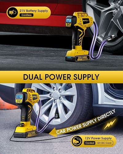 Tire Inflator Portable Air Compressor thumbnail 3