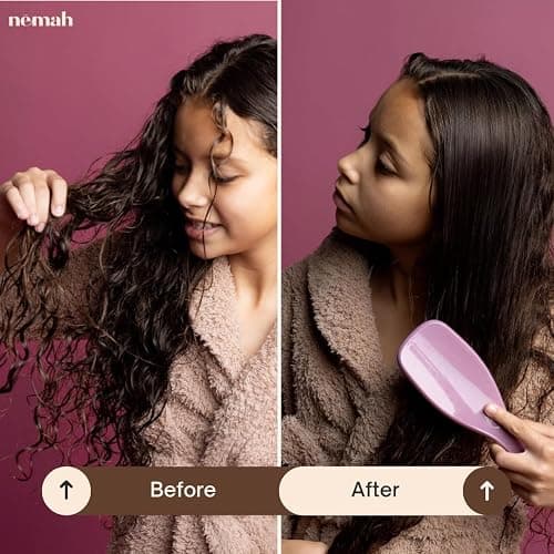 Nemah Kids Leave In Conditioner, Detangler Spray For Kids, Hair Detangler Spray For Tangles And Frizz, With Squalane Coconut Oil Rosemary, Smooth Soft Finish, For Curly Or Straight Hair, 4 Oz thumbnail 5