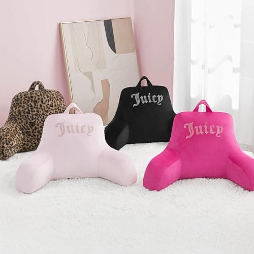 Juicy Couture black velour backrest pillow thumbnail 8