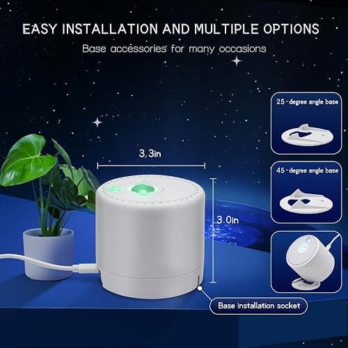 HERHOTER Galaxy Projector,Star Projector with Timer and Remote Control for Adults Bedroom Decoration, Party,Star Night Light thumbnail 4