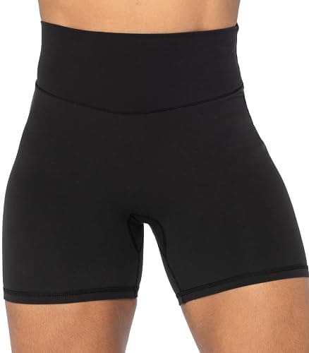 Sunzel No Front Seam High Waist Biker Shorts for Women, Squat Proof Yoga Workout Gym Bike Shorts - Image 1