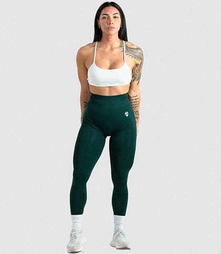 Gymreapers Infinity Seamless Workout Leggings for Women High Waist Seamless Leggings for Exercise Running Active Yoga Pants thumbnail 3