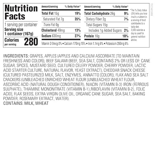 Amazon Kitchen, Salami & Cheddar Snack Box, 5.88 Oz thumbnail 5