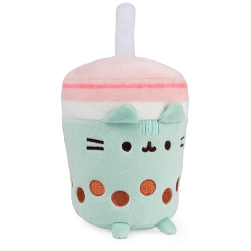 GUND Pusheen Boba Tea Sip 6-Inch Plush Toy for Ages 8+ | Promotes Exciting Character Roleplay, Early Sensory Discovery, and Creative Storytelling; Soft, Comforting, Collectible Plush thumbnail 3
