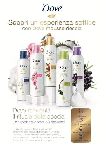 DOVE Mousse Doccia Olio di Cocco 6x200 ml (Confezione da 6) thumbnail 6