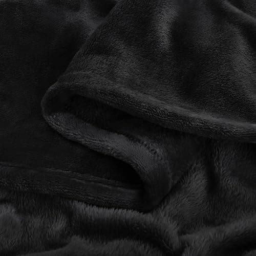 BEDELITE soft lightweight black blanket thumbnail 9