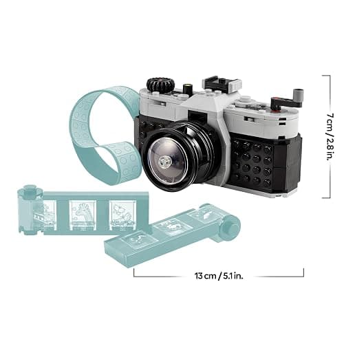 LEGO Creator 3in1 Retro Camera Toy to Video Camera to TV Set, Kids' Desk Decoration or Bedroom Accessories, Photography Gifts for Girls and Boys Aged 8 Plus Years Old Who Enjoy Creative Play 31147 thumbnail 3