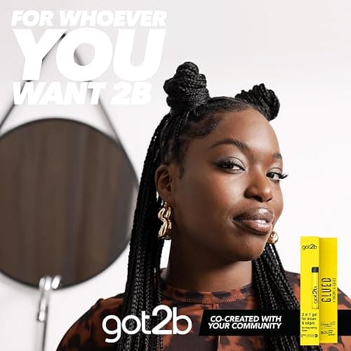 got2b Glued 4 brows & Edges Clear gel 2 in 1 16 ml, Screaming Hold Brow gel, Eyebrow Gel for Long Lasting Looks, Vegan Formula thumbnail 7