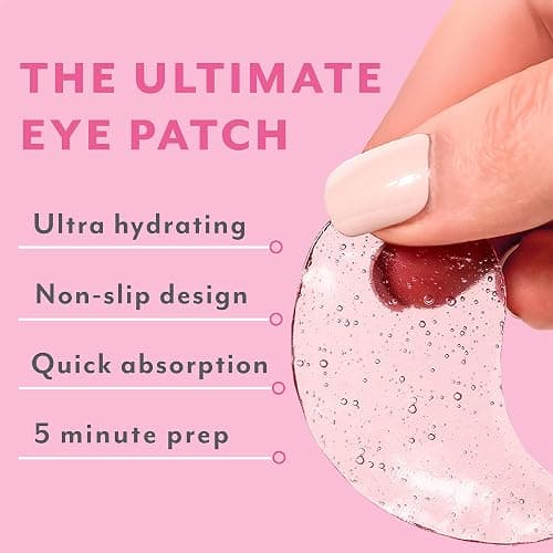 Patchology Serve Chilled Rosé Hydrating Under Eye Patches – Hyaluronic Acid & Antioxidant-Infused Eye Masks to Reduce Dark Circles, Puffiness & Fine Lines - Ideal Skincare Essentials (5 Pairs) thumbnail 5