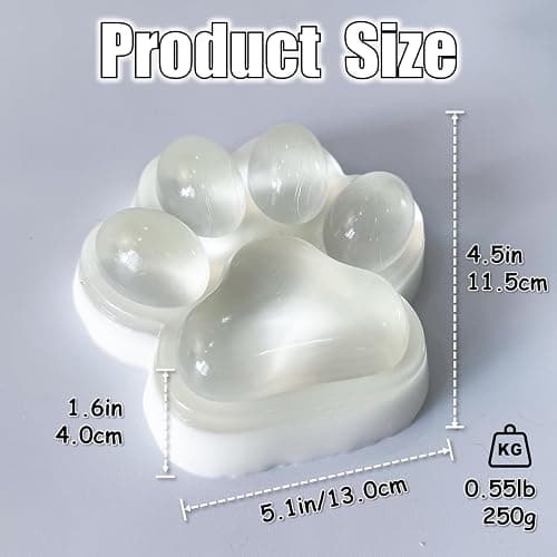 Handmade Large Cat Paw Squishies for Relaxation, 5-inch Transparent Squishies Paw for Adults - 2025 New thumbnail 3