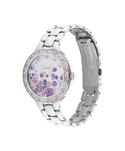 Coach Chelsea Women's 2H Quartz Watch - 36mm Stainless Steel Bracelet - Crystal-Set Bezel with Floral Design - Premium Fashion Timepiece - Gift for Her thumbnail 2