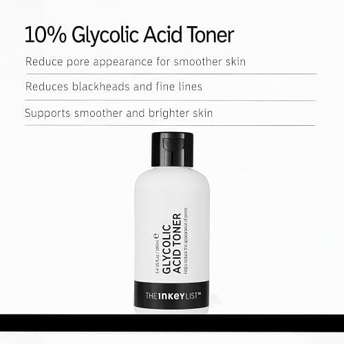 The INKEY List 10% Glycolic Acid Toner 100ml, Includes Witch Hazel, Pore Minimising Toner, Brightens Skin, Vegan Friendly, Suitable for Normal/Oily Skin thumbnail 2