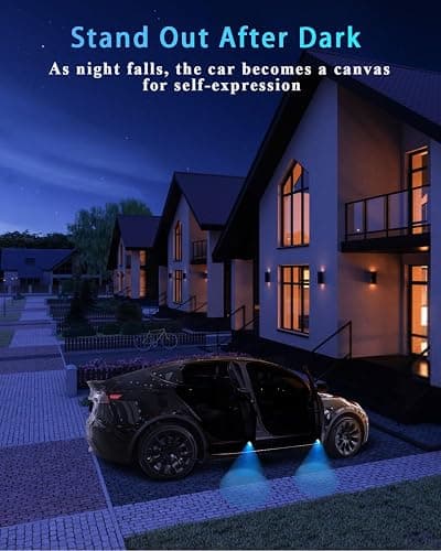 Car Door Lights Logo Projector Puddle Lights Compatible with A B C E M GL GLA GLC GLE Class Accessories, No Fade 4K-HD Car Welcome Lights(2 Pack) thumbnail 3
