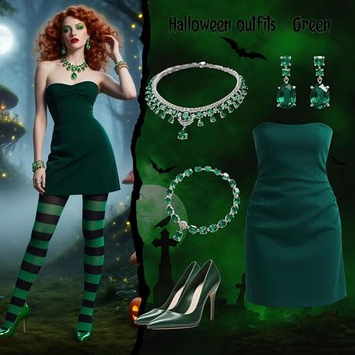 Zando Halloween Leggings for Women Striped Tights, Stretchy Opaque Footed Pantyhose for Halloween Costume Party thumbnail 4