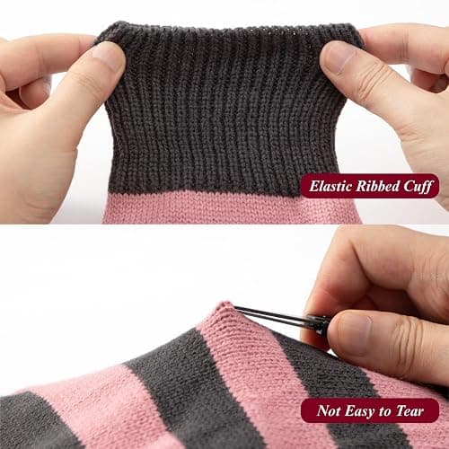 RMSWEETYIL Leg Warmers for Women, Cute Long Chunky Knit Leg Warmer Socks thumbnail 5