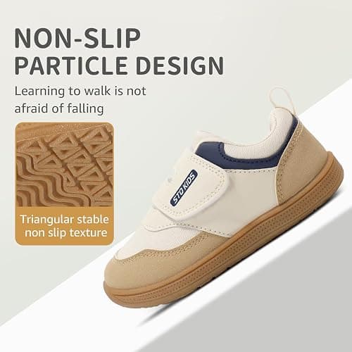 STQ KIDS Toddler Wide Toe Box Shoes Barefoot Sneakers Girls Boys Zero Drop First Walking Running Tennis Grounding Shoes thumbnail 9