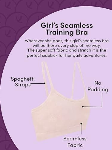 Fruit of the Loom Girl's Big Girls Training Bra Value Packs thumbnail 4