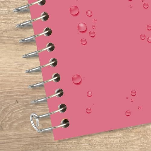 Five Star Spiral Notebook + Study App, 5 Subject, College Ruled Paper, 8-1/2" x 11", 200 Sheets, Fights Ink Bleed, Water Resistant Cover, Prom Pink (820004R) thumbnail 6
