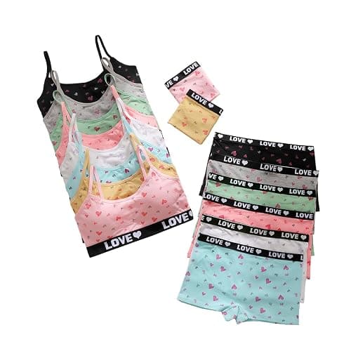 SIETE ROSA Girls Cotton Underwear Soft Shorts Kids Boxer Briefs Panties, Girls’ Seamless Underwear Set - Image 1