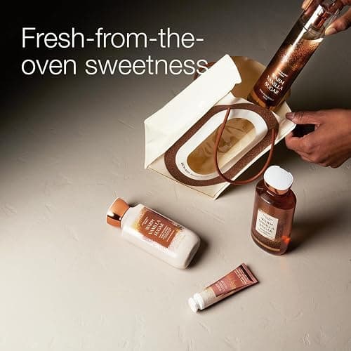 Bath & Body Works Warm Vanilla Sugar Gift Set with Body Wash, Fine Fragrance Mist, Lotion, & Hand Cream – Personal Care Collection for Gifts or Individual Use, Sugar and Sweet Vanilla Scent - 1 Pack thumbnail 2