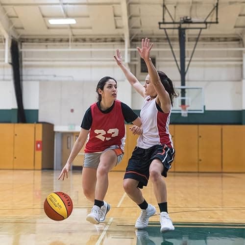 KUYOTQ 3LBS/3.3LBS/2.2LBS Weighted Heavy Training Basketball 29.5/28.5" in and Outdoor Improving Handling Dribbling Passing Rebounding Skill Composite Size 7/6 Weighted Training Basketball Equipment thumbnail 5