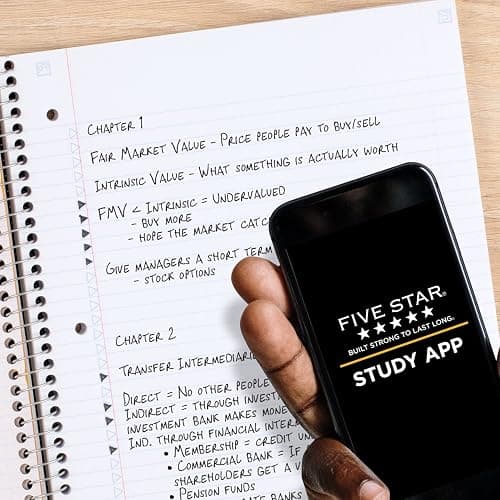 Five Star and National Wildlife Federation Spiral Notebook + Study App, 1 Subject, College Ruled Paper, 11" x 8-1/2", 80 Sheets, Forest Bear, 1 Count (820088FM) thumbnail 3