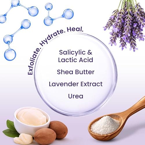 Foot Peel Mask for Hard Skin (6 pairs) Foot Mask for Cracked Heel Solution, Dry Feet Care with Lavender & Shea Butter, Dead Skin Remover, Exfoliating Socks for Women & Men, One Size Fits Most thumbnail 3