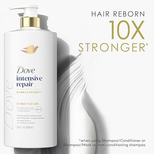 Dove Conditioner Intensive Repair for Damaged Hair with Bio-Protein Care Technology and Amino Serum 28 Fl Oz thumbnail 9