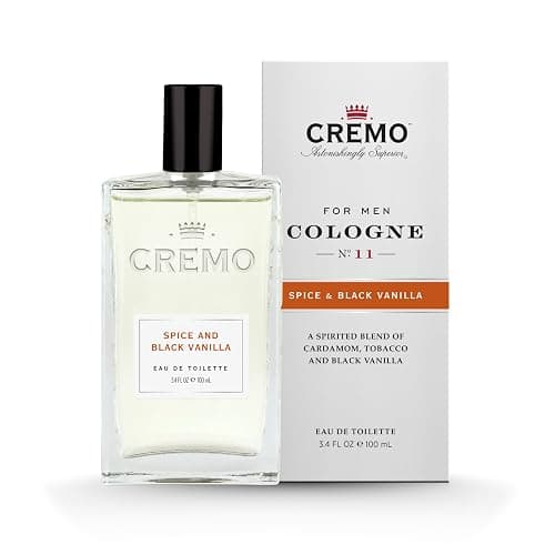 Cremo Cologne For Men - Spice & Black Vanilla Mens Cologne Spray, An Explosion of Vibrant Spices, Dark Woods and Black Vanilla, Multi-Layered Signature Men's Fragrances, 3.4 Fl Oz - Image 1