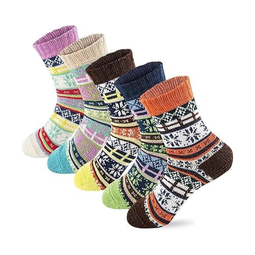 besky Warm Socks for Women Cozy Fuzzy Winter Socks - Image 1