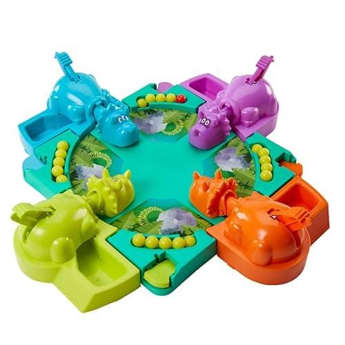 Hasbro Gaming Hungry Hungry Hippos Dino Edition Board Game, Pre-School Game for Ages 4 and Up; for 2 to 4 Players (Amazon Exclusive) thumbnail 8